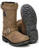 Image #5 - Milwaukee Leather Women's 10" Classic Engineer Motorcycle Boots - Round Toe, Brown, hi-res