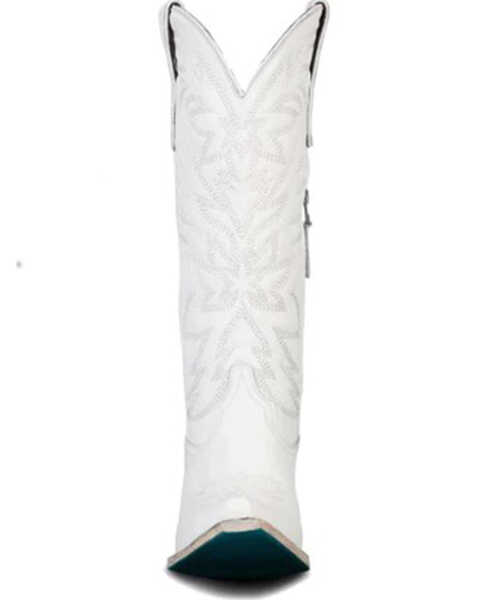 Image #3 - Lane Women's Smokeshow Tall Western Boots - Snip Toe, White, hi-res