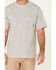 Hawx Men's Solid Light Gray Forge Short Sleeve Work Pocket T-Shirt , Light Grey, hi-res