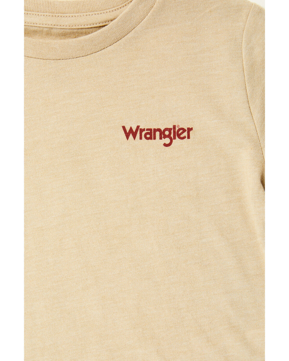 Image #2 - Wrangler Toddler Boys' Buffalo Logo Short Sleeve Graphic T-Shirt, Oatmeal, hi-res