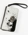 Idyllwind Women's Laredo Hair-on Cowhide Wristlet Wallet, Black, hi-res