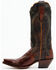 Image #3 - Dan Post Women's 12" Exotic Lizard Western Boots - Snip Toe , Black/tan, hi-res