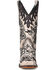 Corral Women's White Overlay Western Boots - Square Toe, Cream/black, hi-res