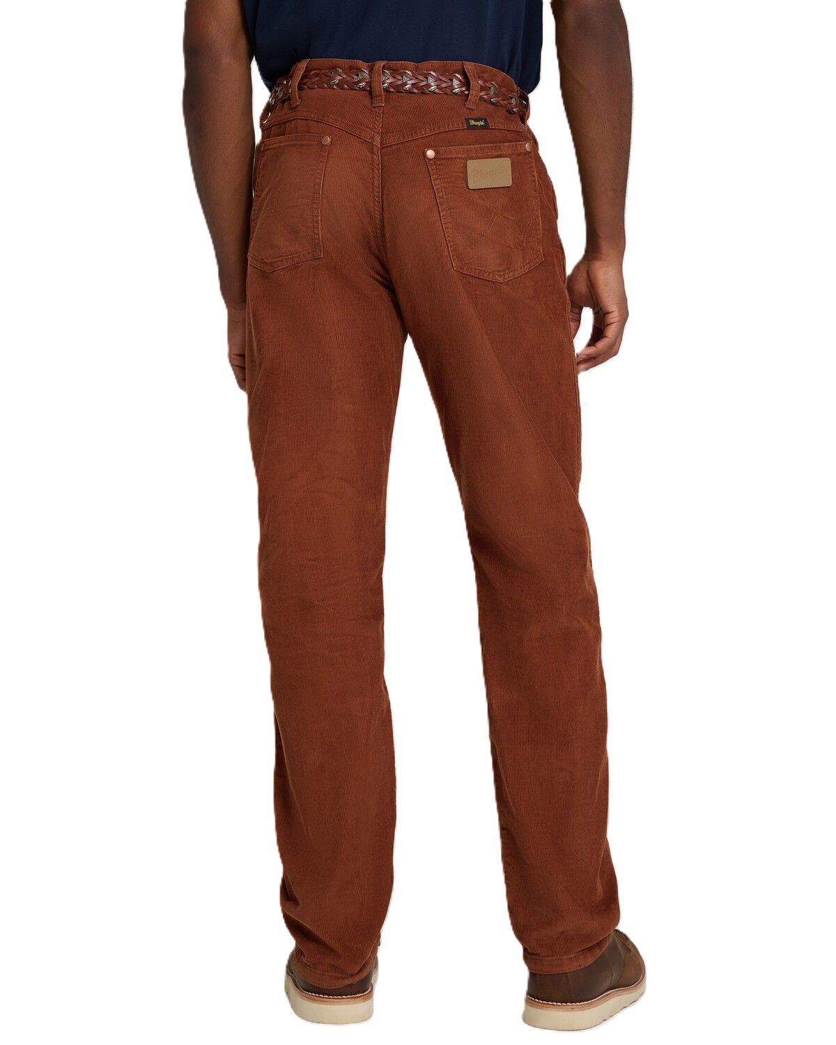 Image #2 - Wrangler X Stranger Things Men's 13MWZ Regular Straight Leg Corduroy Jeans, Brown, hi-res