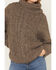 Image #3 - Shyanne Women's Sherry Oversized Turtleneck Sweater, Taupe, hi-res