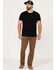 Image #1 - Brothers and Sons Men's Whiskey Wash Stretch Slim Straight Jeans, Tan, hi-res