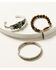 Shyanne Women's Juniper Sky Bracelet Set - 3 Piece , Silver, hi-res