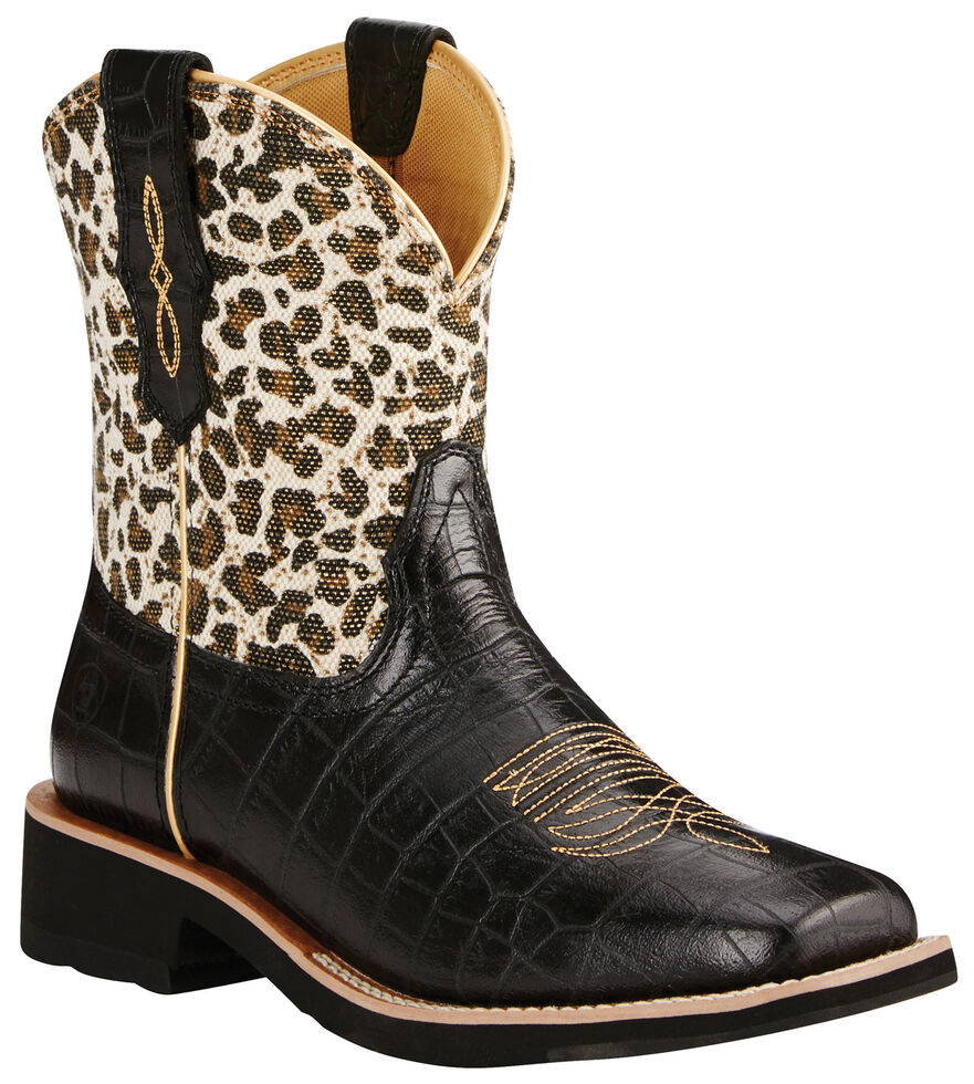 black ariat fatbaby boots