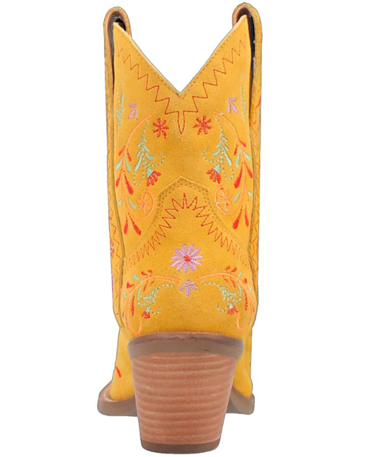 Image #5 - Dingo Women's Sugar Bug Suede Fashion Booties - Round Toe, Yellow, hi-res