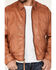 Image #3 - Scully Men's Leather Bomber Jacket, Cognac, hi-res