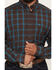 Image #3 - Ariat Men's Pro Series Duff Plaid Print Long Sleeve Button-Down Western Shirt, Chocolate, hi-res