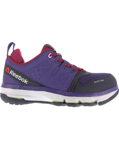 Image #3 - Reebok Women's Violet Athletic Oxford DMX Flex Work Shoes - Alloy Toe , Violet, hi-res