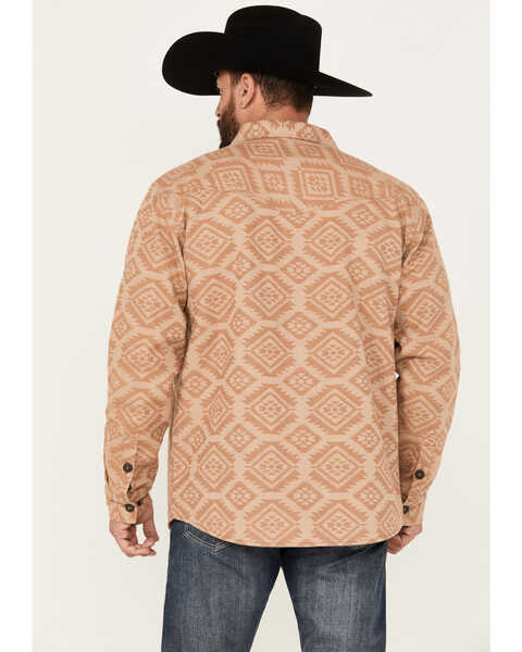 Image #4 - Cody James Men's Firefly Southwestern Print Shirt Jacket, Brown, hi-res