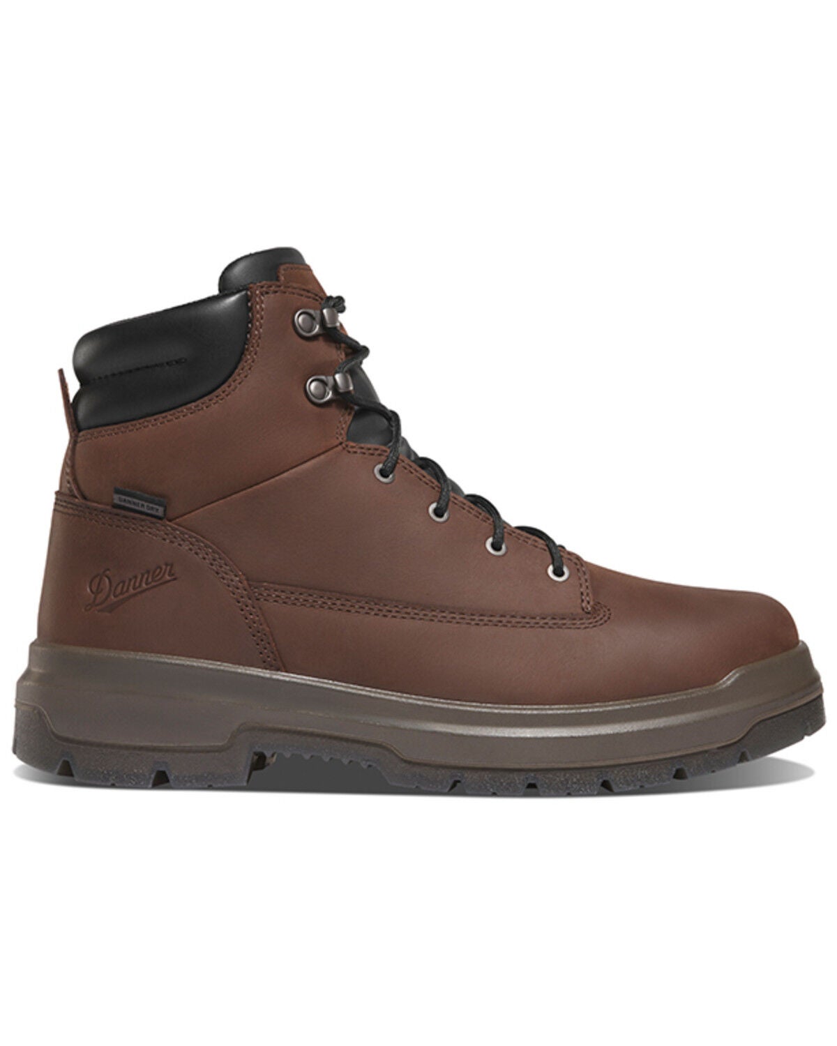 Image #2 - Danner Men's Ground Control 6" Waterproof Work Boots - Steel Toe, Brown, hi-res