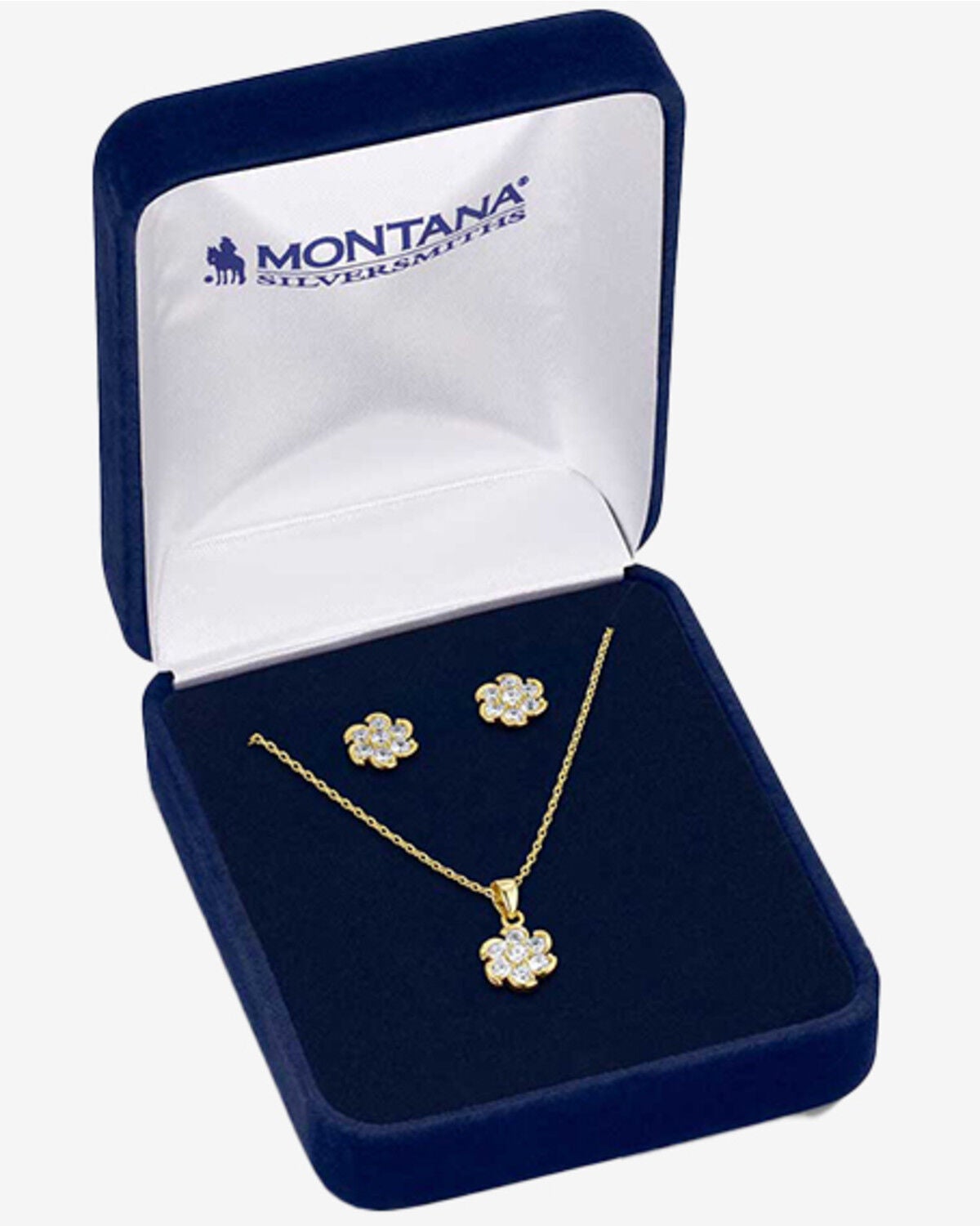 Image #3 - Montana Silversmiths In The Wind Crystal Jewelry Set - 2 Piece, Silver, hi-res
