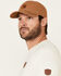 Image #3 - Wanakome Men's Orion Logo Patch Long Sleeve T-Shirt, Oatmeal, hi-res