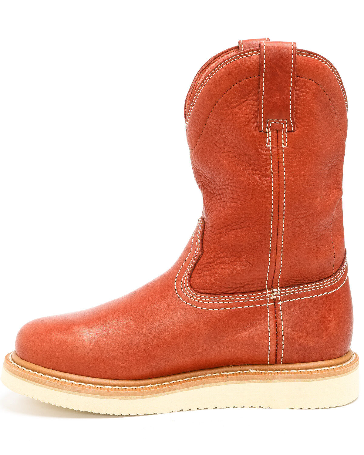 Image #5 - Hawx Men's 10" Grade Work Boots - Soft Toe, Red, hi-res