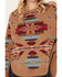 Image #3 - Cotton & Rye Women's Southwestern Print Round Bottom Sweater, Tan, hi-res