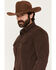 Image #2 - Moonshine Spirit&reg;&nbsp;Men's Side Stage Solid Faux Suede Long Sleeve Snap Western Shirt, Coffee, hi-res