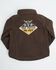 Image #3 - Cowboy Hardware Toddler Boys' Too Tough Embroidered Softshell Jacket, Brown, hi-res