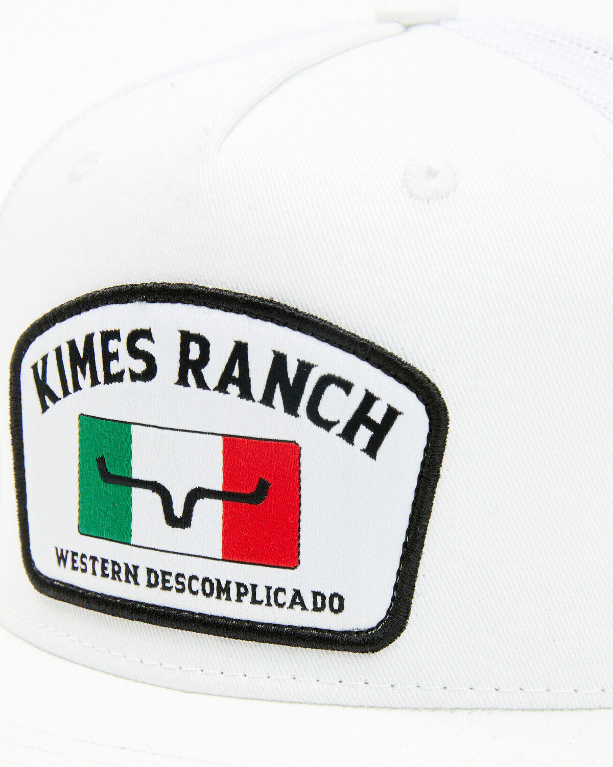 Image #2 - Kimes Ranch Men's Mexico Logo Patch Ball Cap, White, hi-res