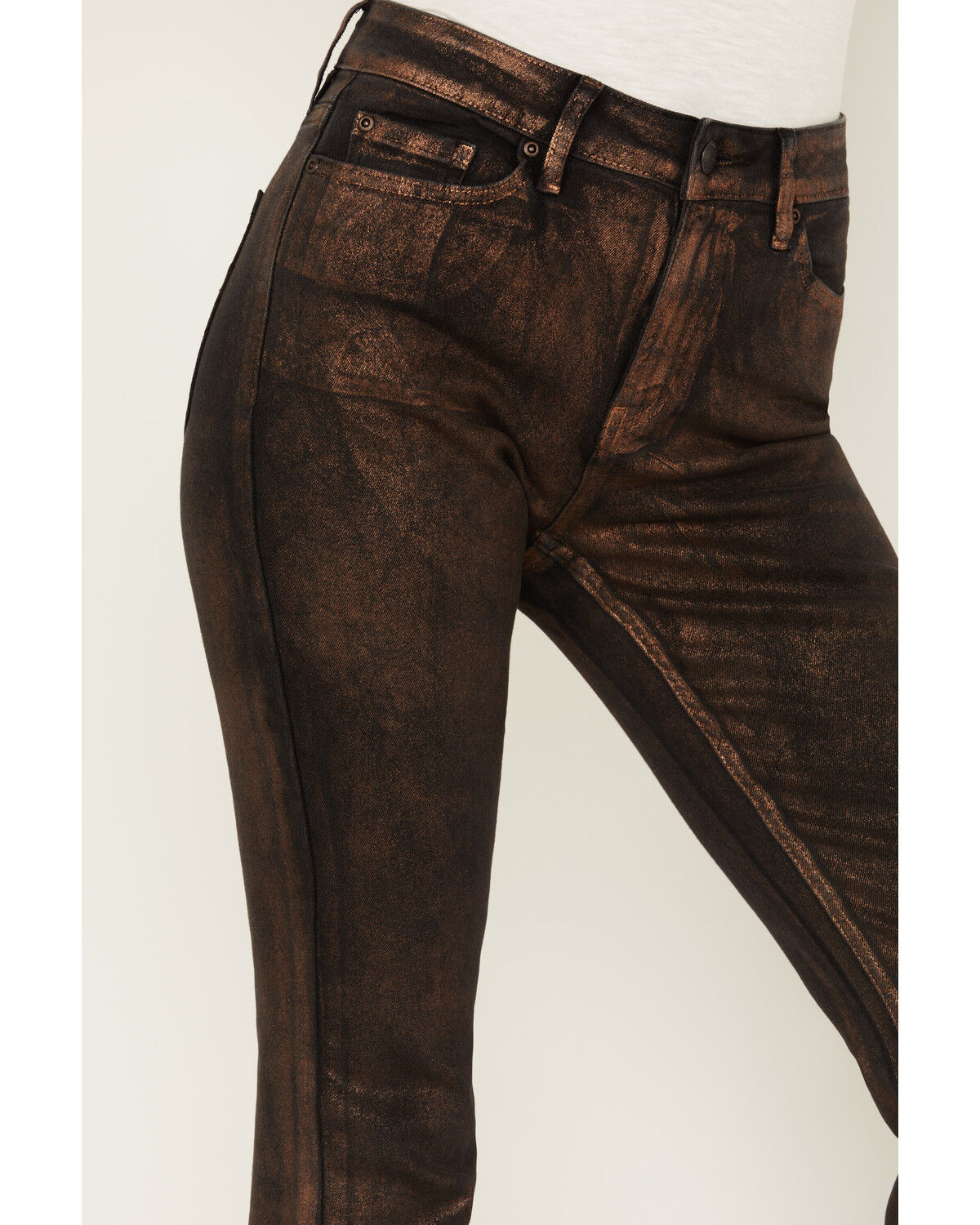 Image #2 - Idyllwind Women's High Risin' Bootcut Jeans, Dark Brown, hi-res