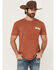 Image #2 - Modelo Men's Desert Sunset Short Sleeve Graphic T-Shirt, Rust Copper, hi-res