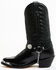 Image #3 - Laredo Men's Concho Harness Western Boots - Medium Toe, Black, hi-res