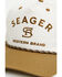 Image #3 - Seager Men's Branded Ball Cap, Cream/brown, hi-res