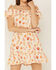 Image #3 - Sadie & Sage Women's Floral Print Moments of Joy Peplum Mini Dress, Yellow, hi-res