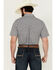Image #4 - Gibson Men's Haven Geo Print Short Sleeve Snap Western Shirt, White, hi-res