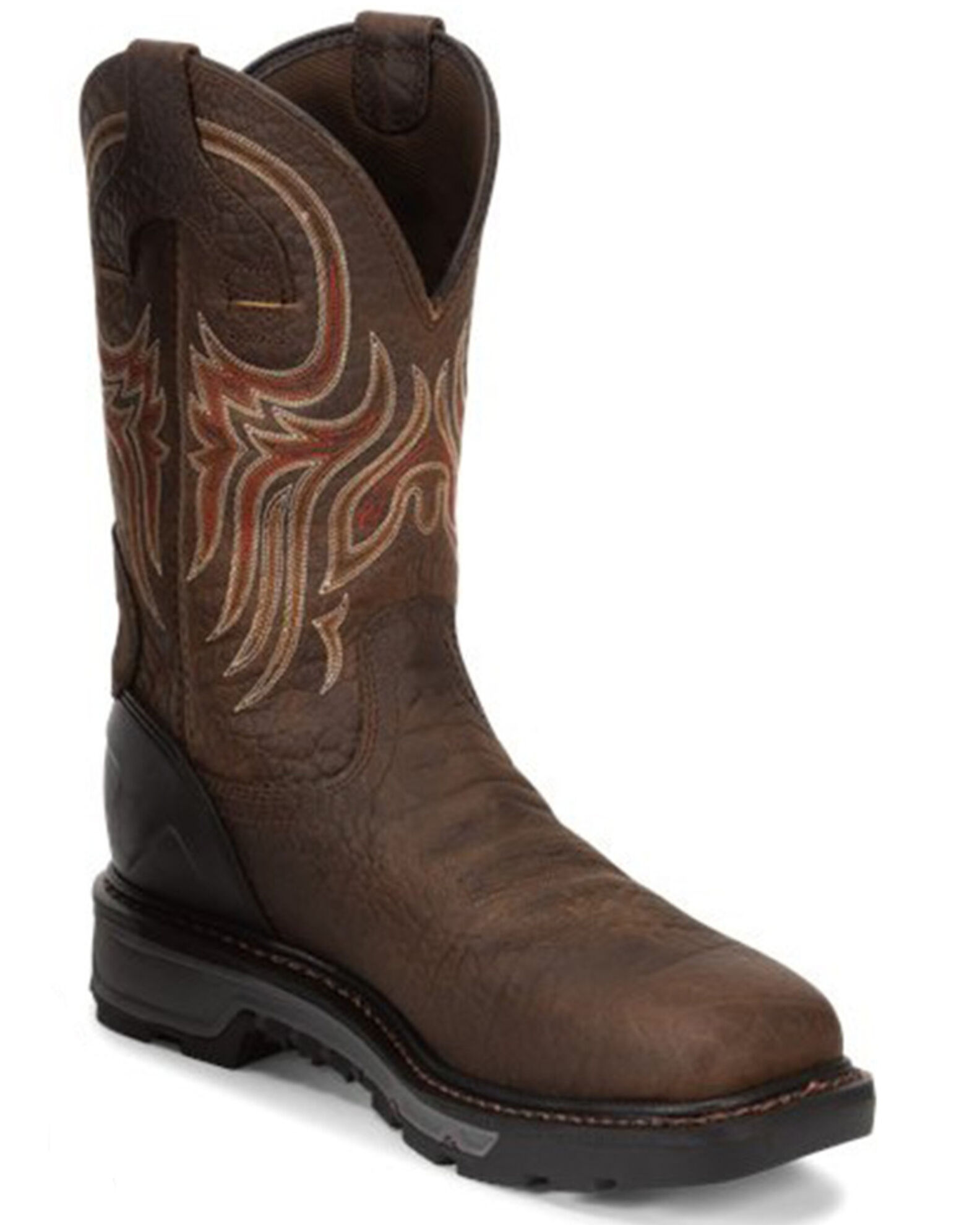 Justin waterproof steel toe boots cheap