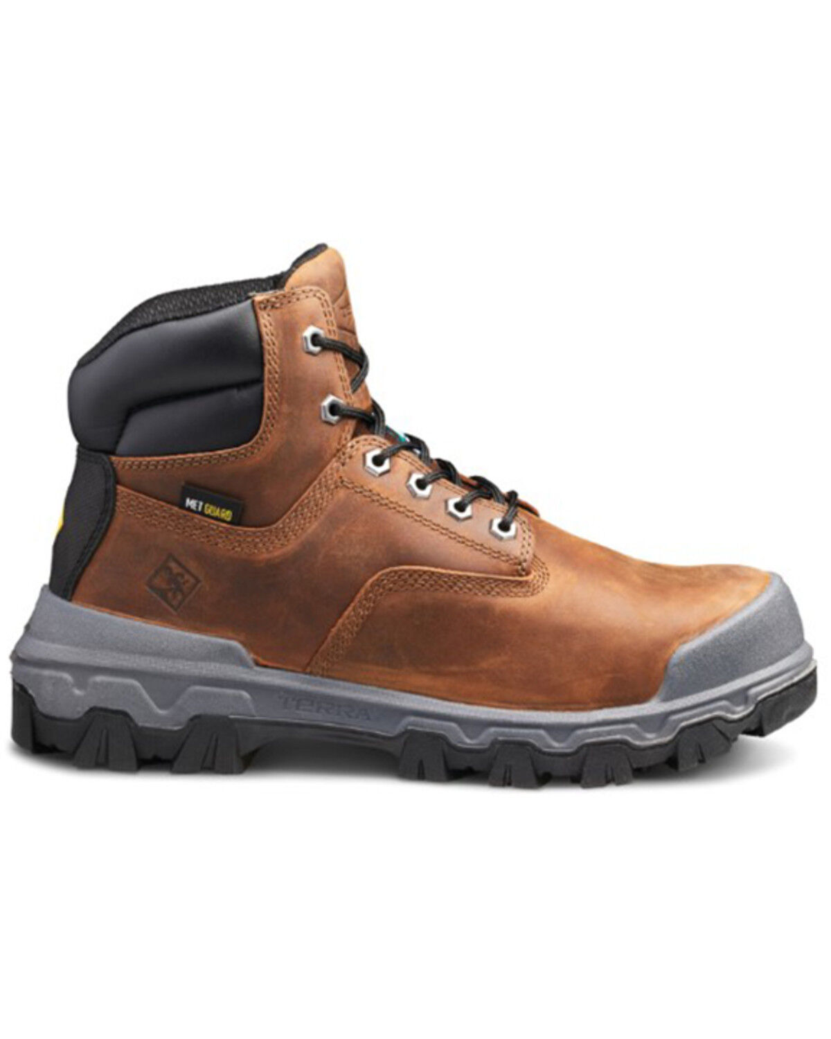 Image #2 - Kodiak Men's Sentry 6" Lace-Up Waterproof Work Boots - Composite Toe, Brown, hi-res