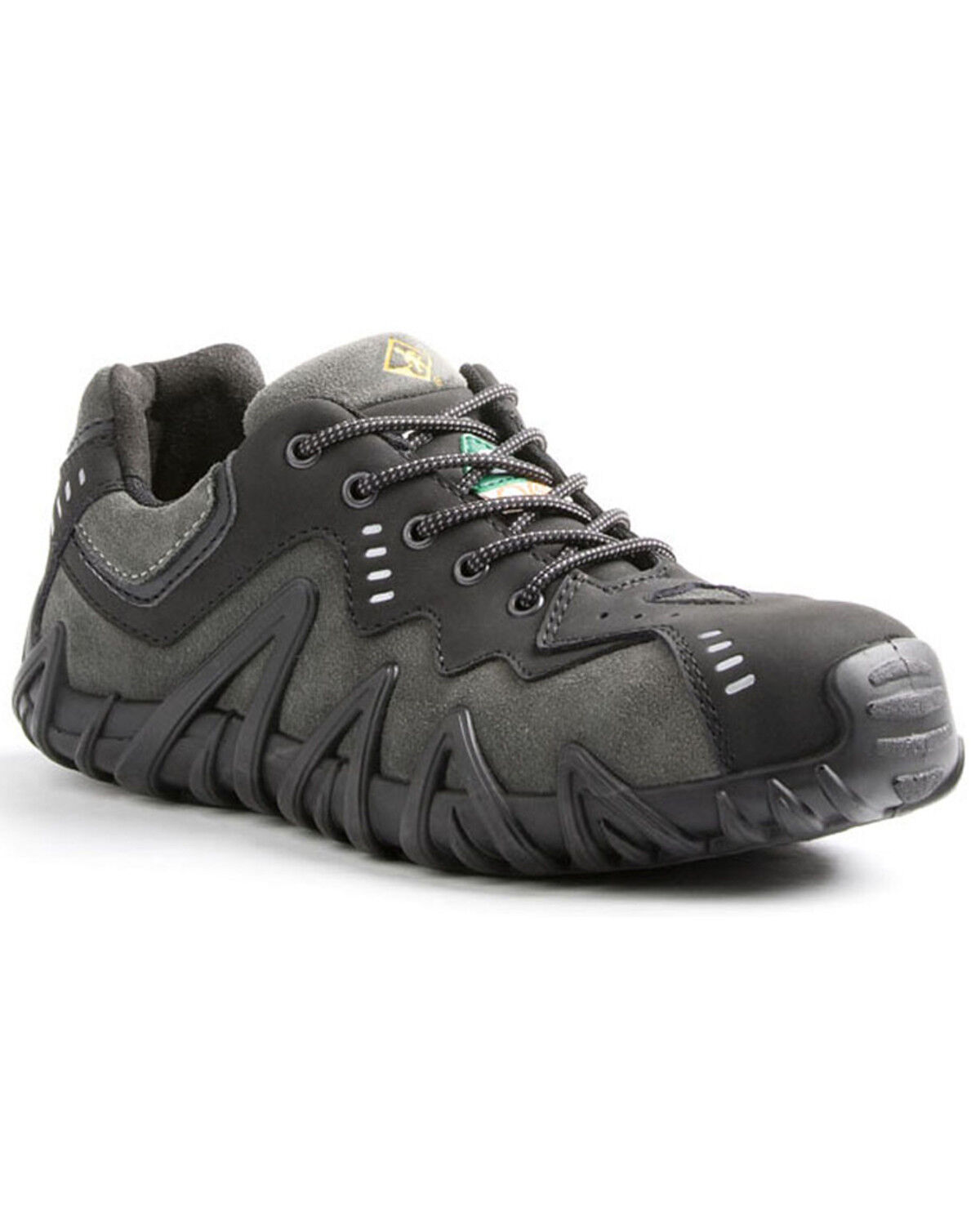 Image #1 - Terra Men's Black Spider Work Shoe, Black, hi-res