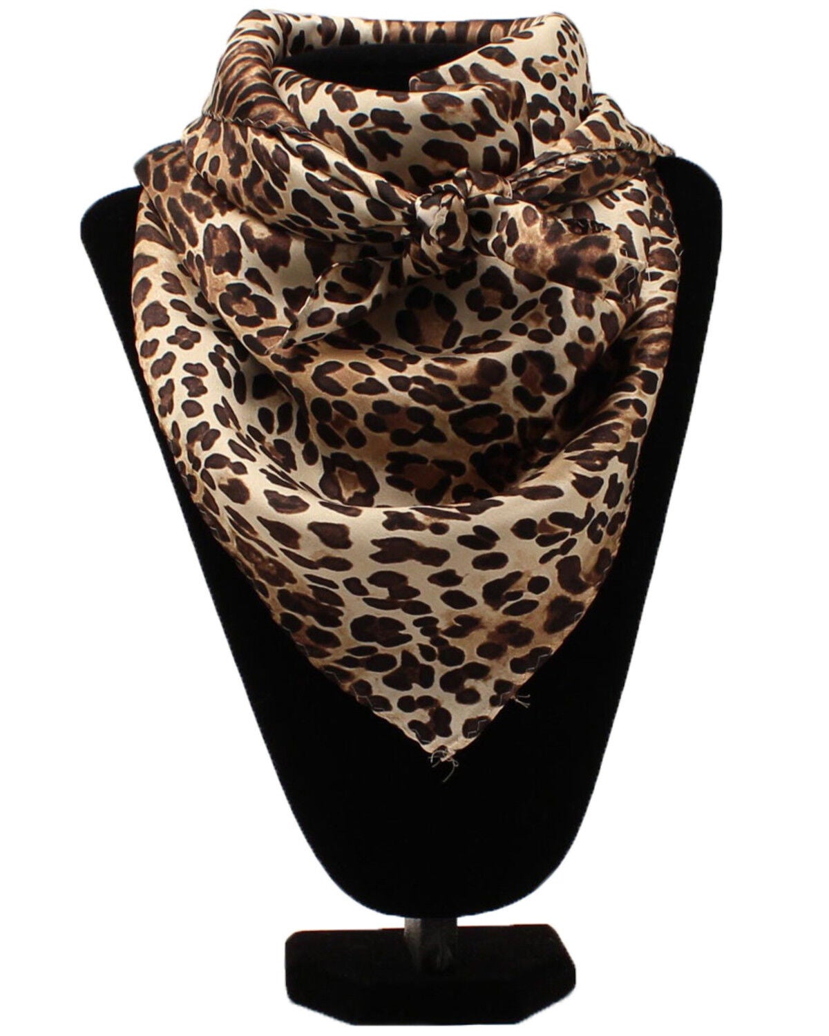 M&F Western Women's Leopard Scarf, Brown, hi-res