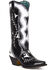 Image #1 - Corral Women's Black Embroidery Cutouts Western Boots - Snip Toe, , hi-res