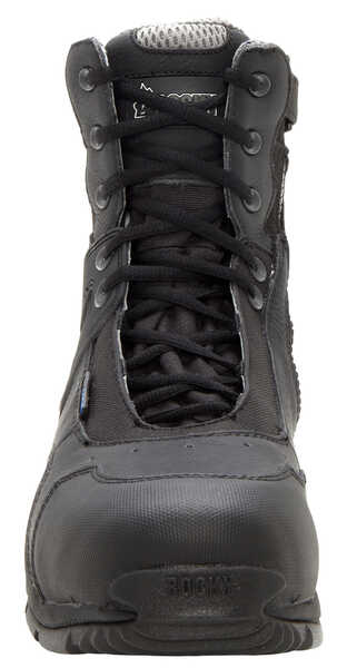 Image #4 - Rocky Men's 1st Med Puncture-Resistant Side-Zip Waterproof Boots - Composite Toe, Black, hi-res