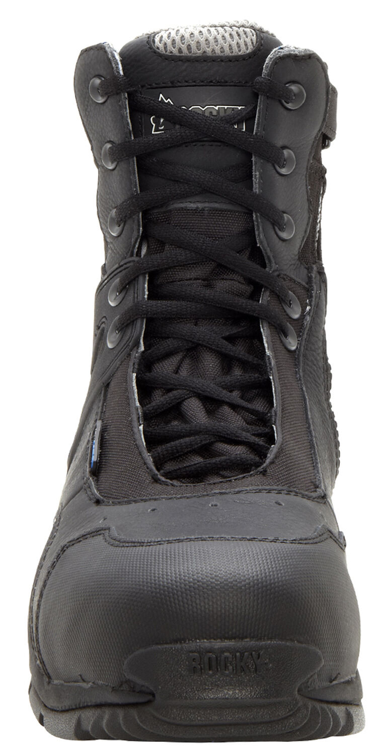 Image #4 - Rocky Men's 1st Med Puncture-Resistant Side-Zip Waterproof Boots - Composite Toe, , hi-res