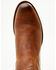 Image #6 - Moonshine Spirit Men's Pancho 8" Zipper Western Boot - Medium Toe, Brown, hi-res