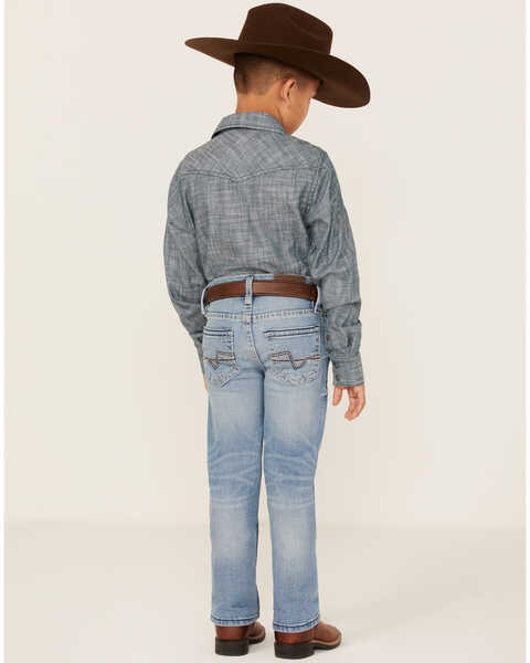 Image #3 - Cody James Boys' Flint Light Wash Stretch Slim Straight Jeans, Blue, hi-res