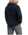 Image #2 - Ariat Men's FR Max Protect Baselayer Long Sleeve Work Pocket T-Shirt, Navy, hi-res