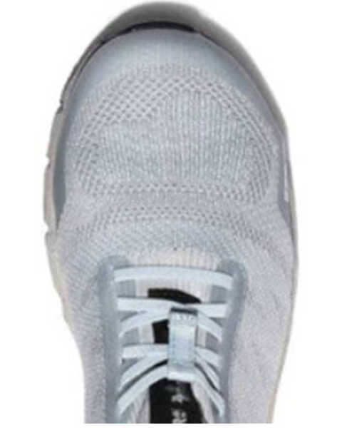 Image #4 - Timberland Women's Radius Comp Knit Slip-On Work Sneakers - Composite Toe , Grey, hi-res
