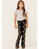 Ranch Dress'n Girls' High Rise Arizona Flare Jeans, Black, hi-res