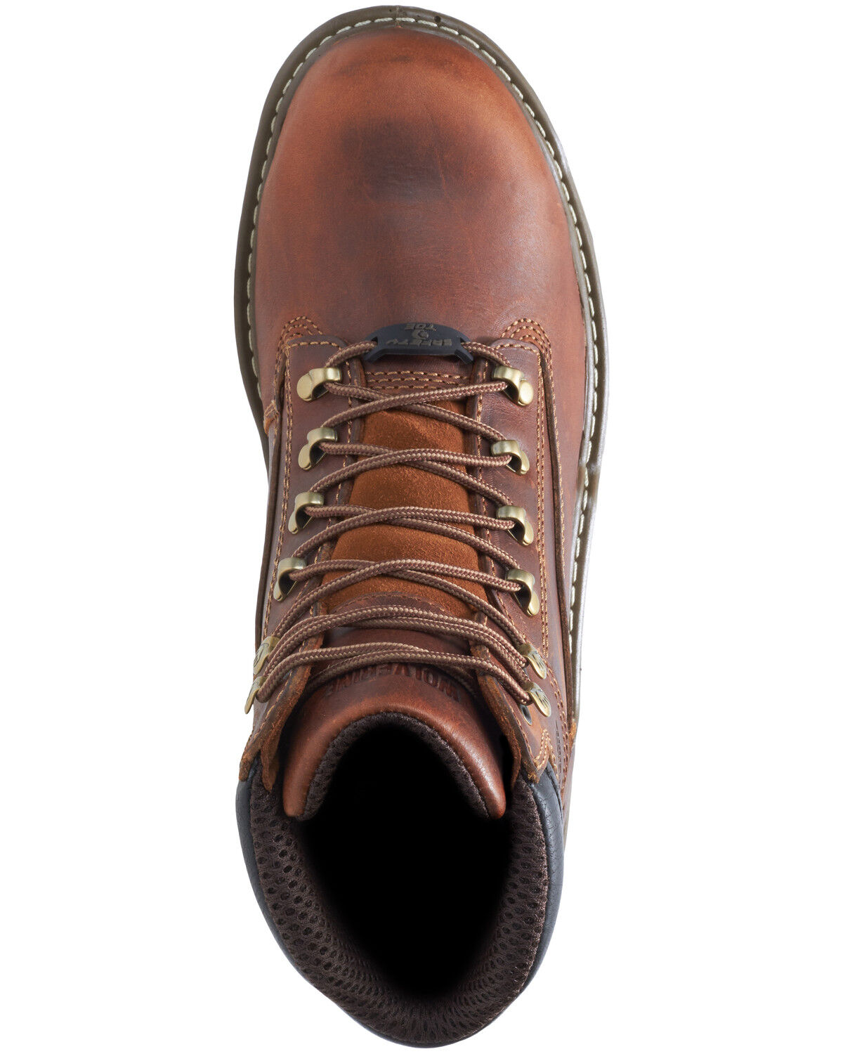 Image #5 - Wolverine Men's Raider II Work Boots - Composite Toe, Brown, hi-res