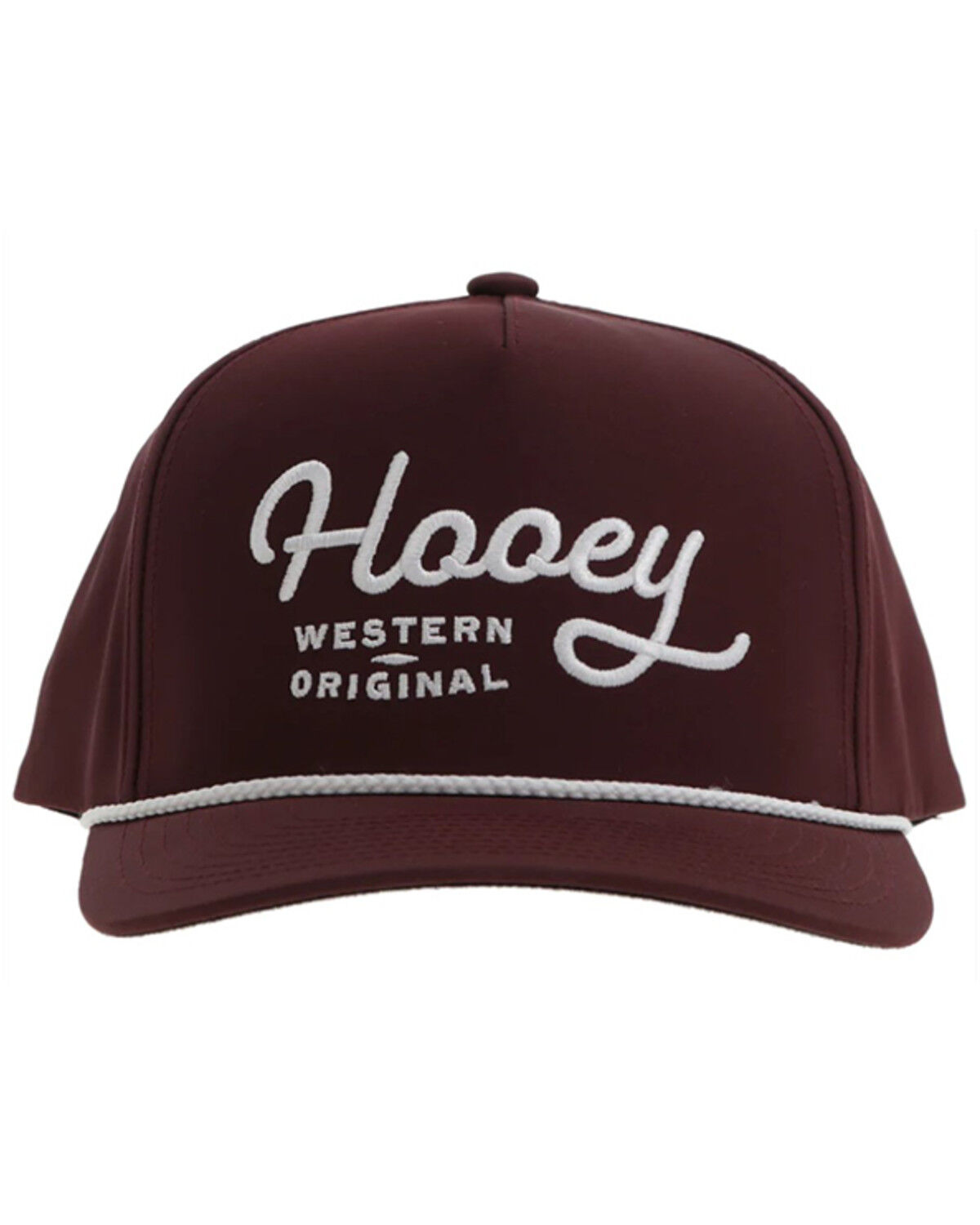 Image #3 - Hooey Men's OG Logo Trucker Cap, Maroon, hi-res