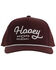 Image #3 - Hooey Men's OG Logo Trucker Cap, Maroon, hi-res