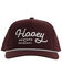 Image #3 - Hooey Men's OG Logo Trucker Cap , Maroon, hi-res