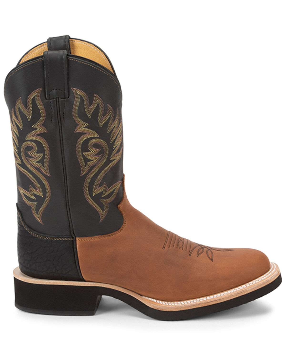 Image #2 - Justin Men's Paluxy Tekno Crepe Cowboy Boots - Round Toe, Coffee, hi-res