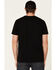 Rock & Roll Denim Men's Texas Flag Logo Graphic T-Shirt , Black, hi-res