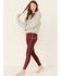Image #1 - Free People Women's You're A Peach Leggings, Mahogany, hi-res
